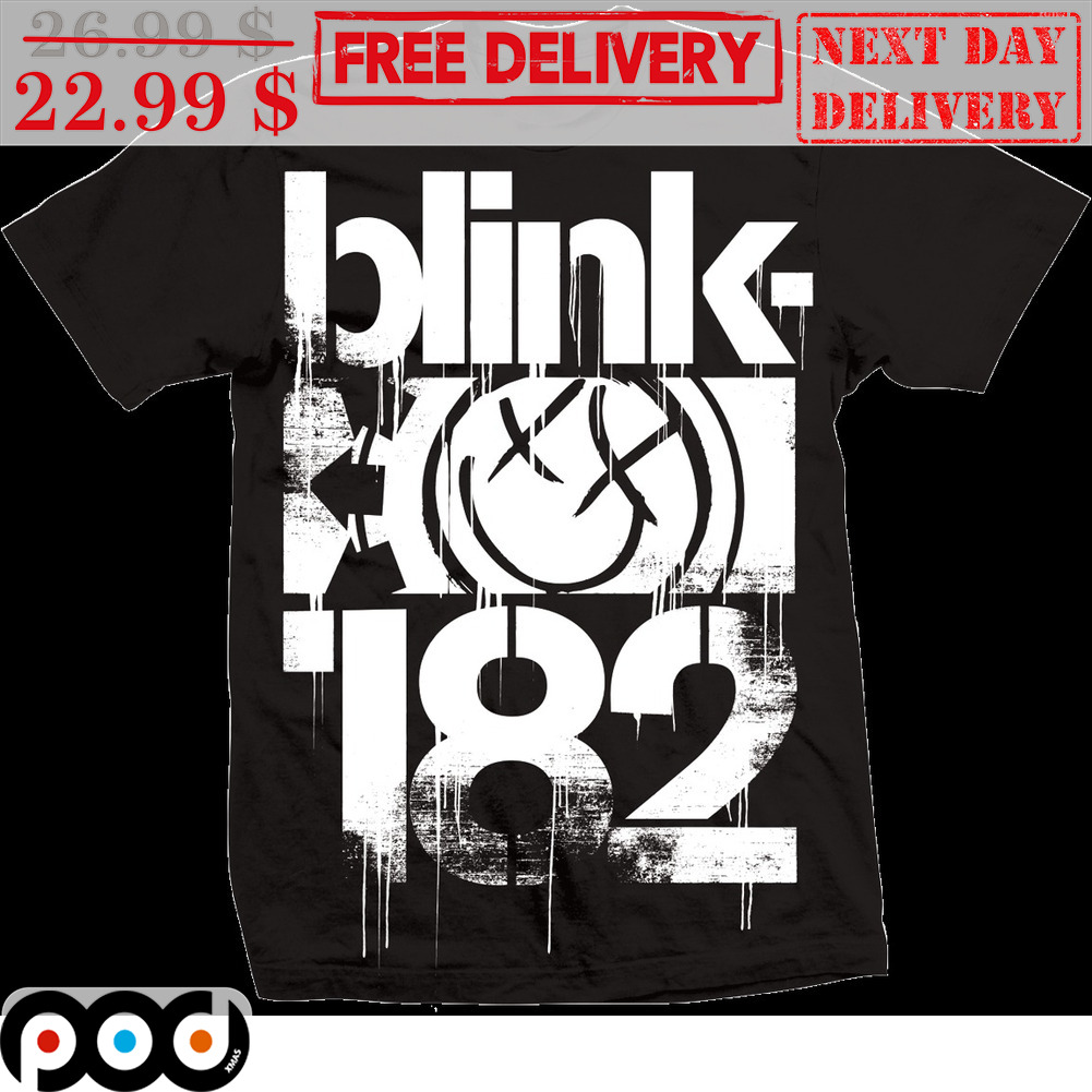 Blink 182 Smiley Logo Blue