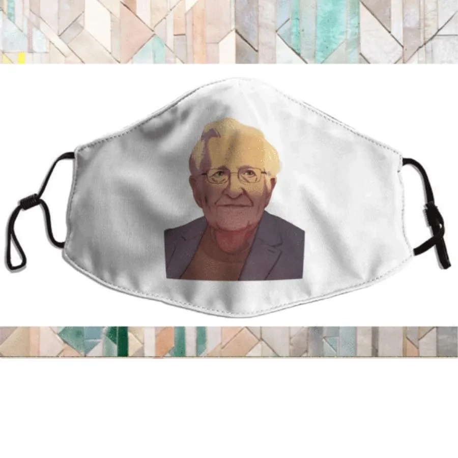 Noam Chomsky Logo Face Mask
