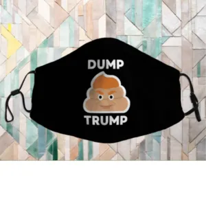 Poop Emoji Dump Donald Trump 2021 Face Mask