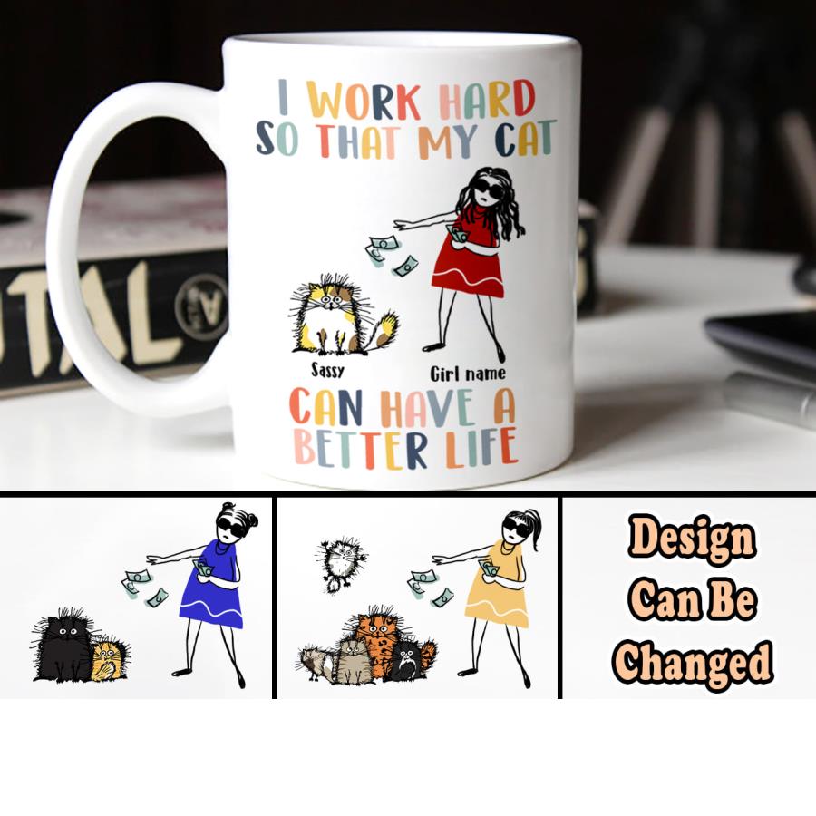 Moosfy Personalized Cat Mom Mug,Personalized Cat Mug,Gift For Cat Lover,Cat Mug ,Presents For Cat Lovers unisex, hoodie, sweatshirt
