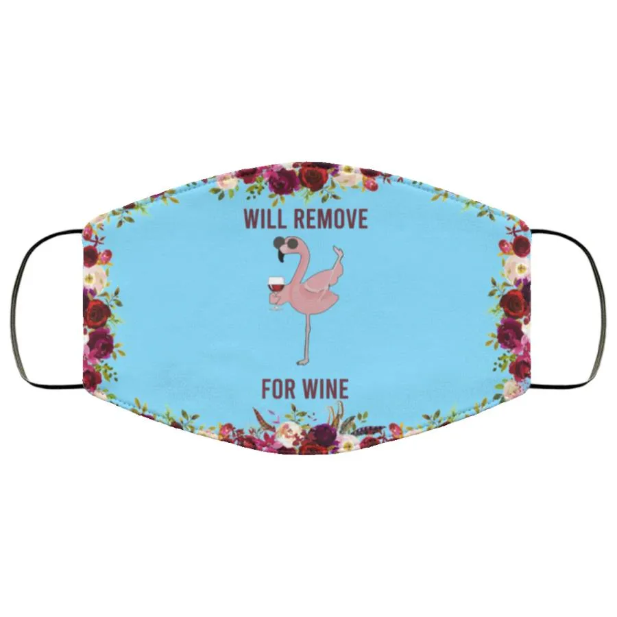 Flamingo Will Remove For Wine Face Mask