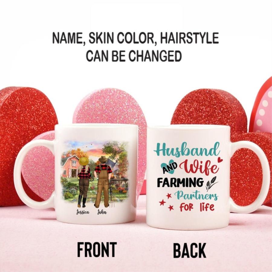 Husband And Wife Farming Partners For Life Mug, Husband And Wife Mug, Farmer Mug unisex, hoodie, sweatshirt Husband And Wife Farming Partners For Life Mug, Husband And Wife Mug, Farmer Mug unisex, hoodie, sweatshirt
