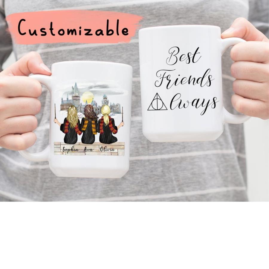 Best Friends Always, Wizard Friends Mug, Wizard Friends Gift, Harry Potter Friends Mug, Sister Always Mug unisex, hoodie, sweatshirt