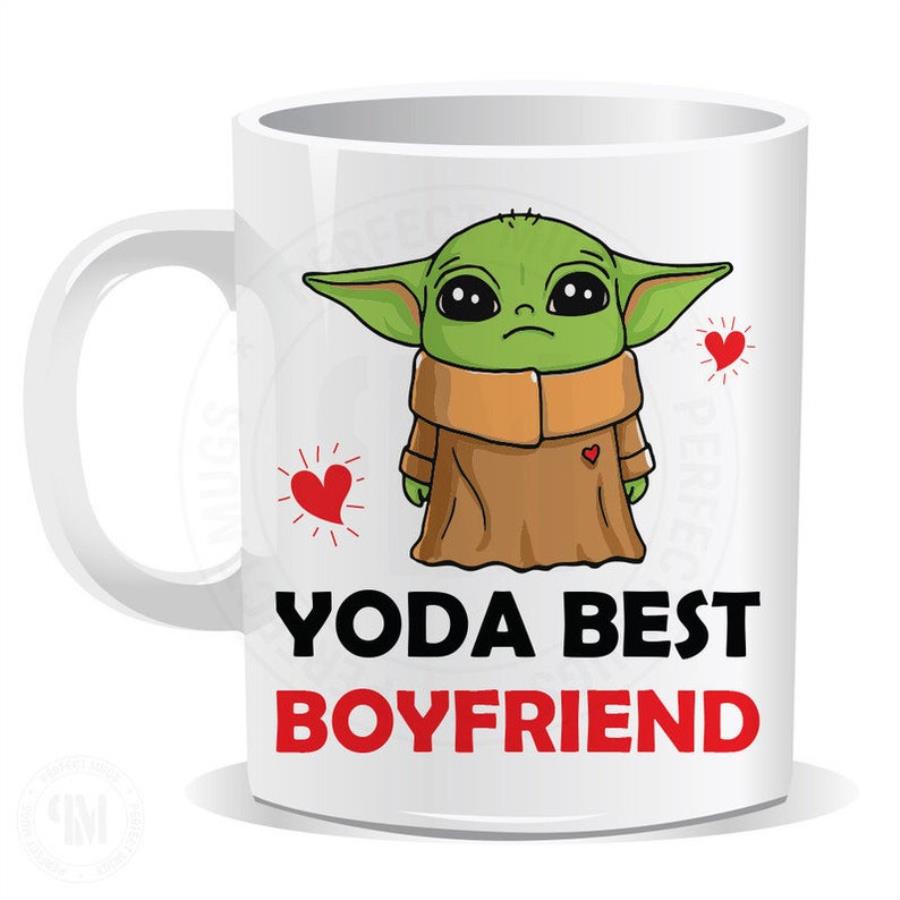 Happy Valentines Baby Yoda Best Boyfriend Mug Valentine