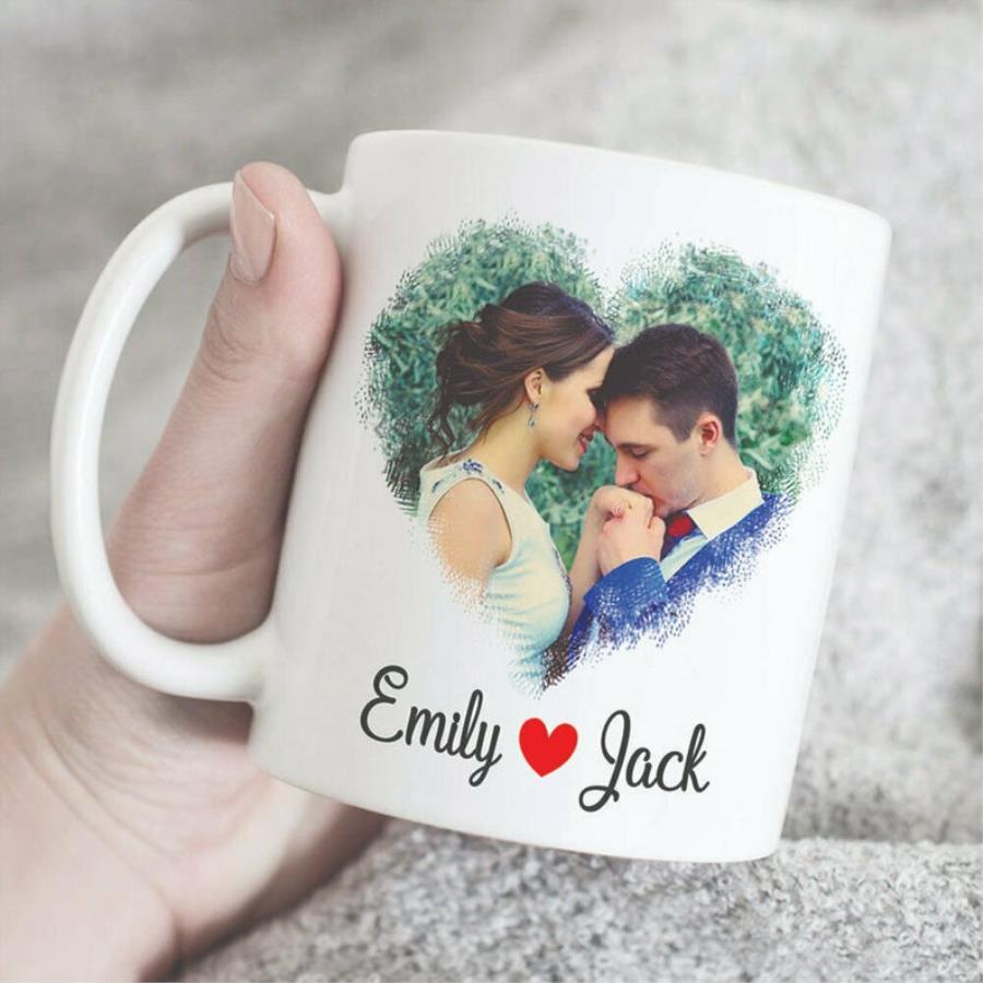 Custom Photo And Text Coffee Mug Custom Photo Mug Valentine Day MugValentine Gift For Him Funny Valentine_s Day Personalized Mug unisex, hoodie, sweatshirt