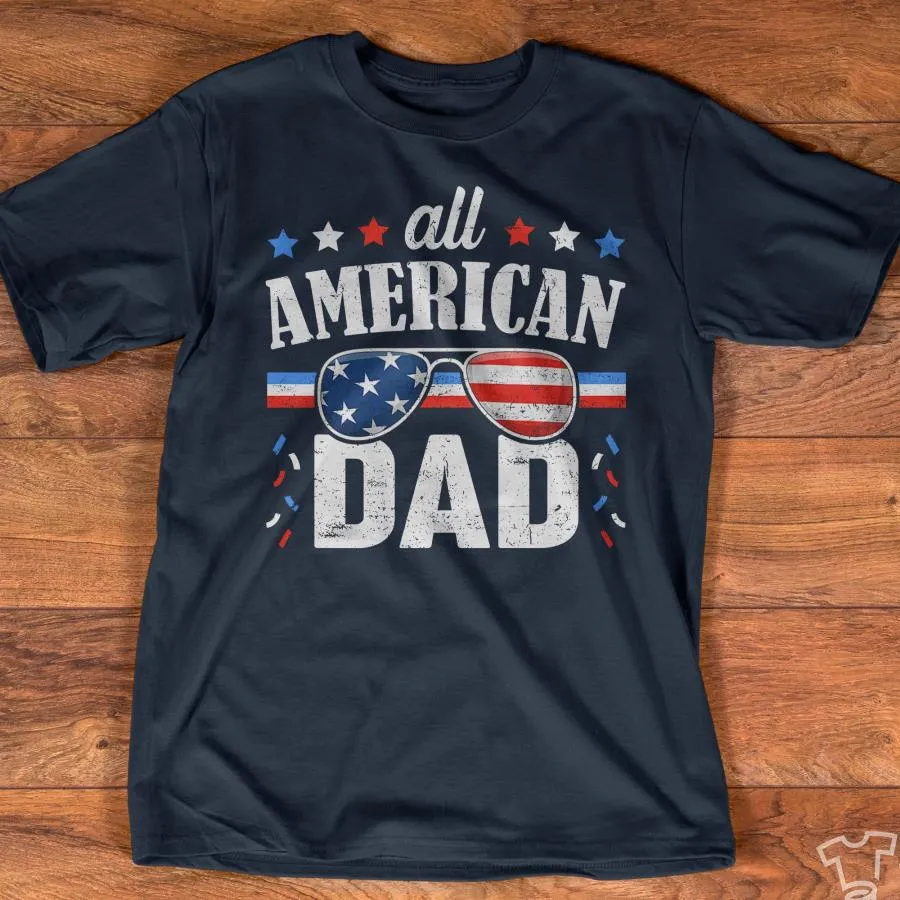 All american glasses dad 4th of July shirt, Happy Father_s day shirt, independence day shirt