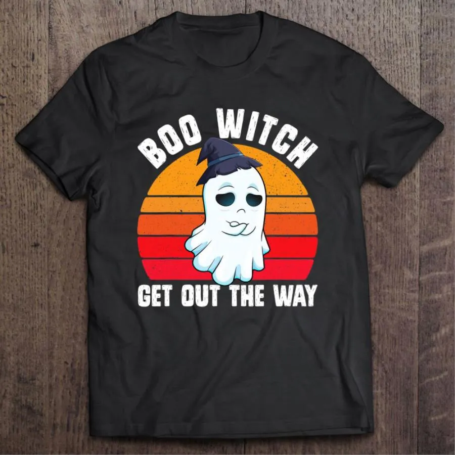 Boo witch get out the way sunset shirt