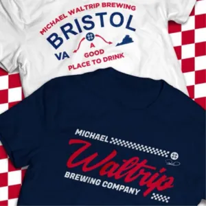Michael waltrip brewing Bristol va a good place to drink shirt, Michael waltrip brewing company shirt