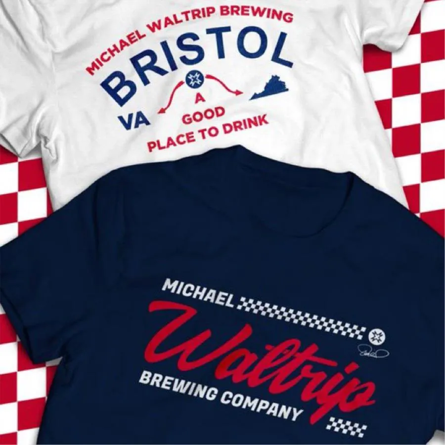 Michael waltrip brewing Bristol va a good place to drink shirt, Michael waltrip brewing company shirt