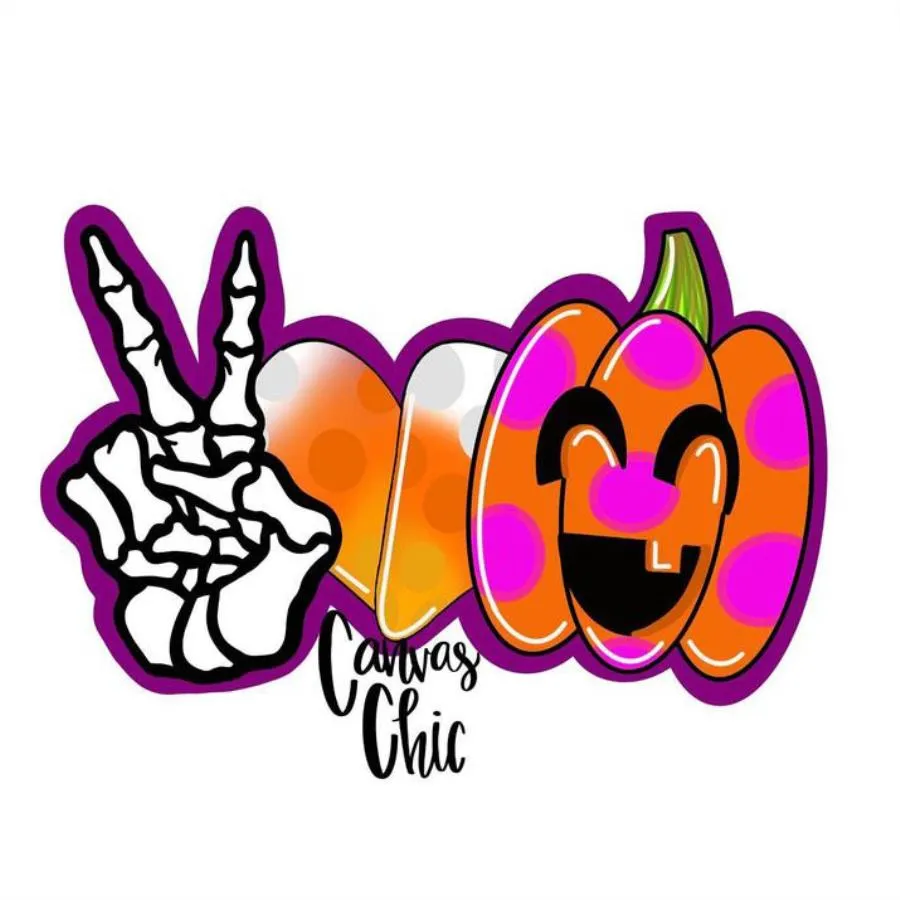 Peace love pumpkin halloween shirt