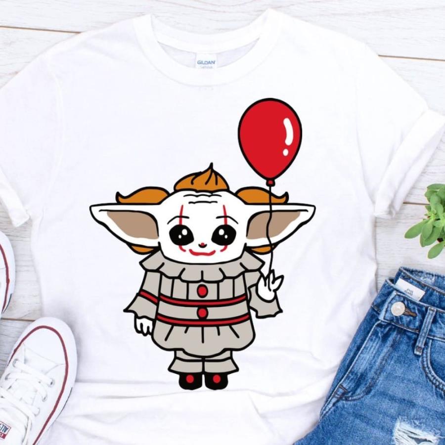 Baby Yoda Pennywise shirt