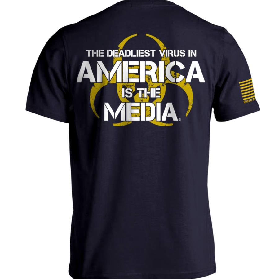 Biology The deadliest virus in america is the media shirt