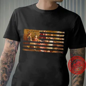 Betsy Ross Flag George Washington 1776 Vintage 4th July Shirt