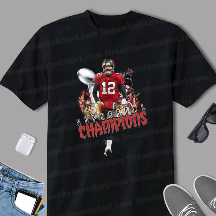 Tampa Bay Buccaneers Super Bowl Champion 2021 Shirt Tom Brady Shirt Tampa  Bay Buccaneers T Shirt For And S 5