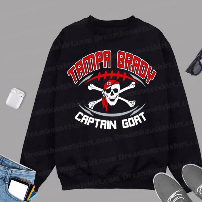 Get Nice tompa Brady Funny Tampa Bay Football Captain GOAT 12