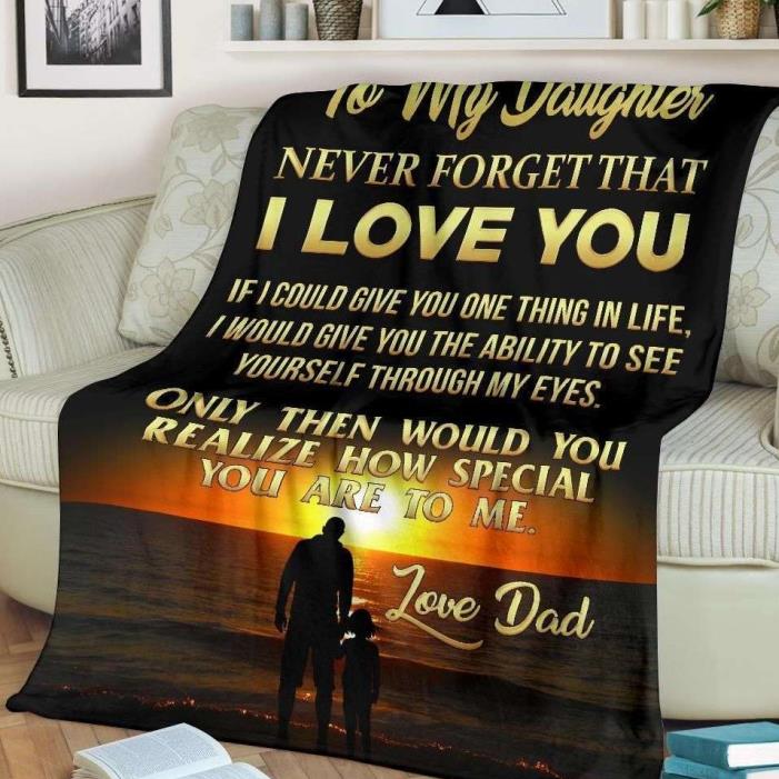Official gift For Dado Daughter Love Dad You Areo Me Blanket Official gift For Dado Daughter Love Dad You Areo Me Blanket