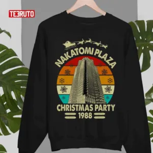 Original funny Nakatomi Plaza Christmas Party 1988 Holiday Sweatshirt