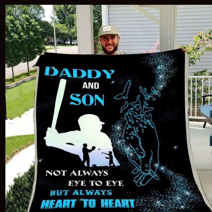 Original gift For Dad And Son Not Aways Hearto Heart Blanket Original gift For Dad And Son Not Aways Hearto Heart Blanket
