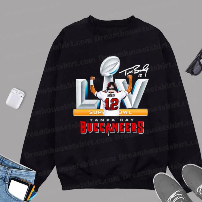 Get Top tampa Bay Buccaneers 12 Tom Brady Super Bowl Liv Sweatshirt For  Free Shipping • Custom Xmas Gift