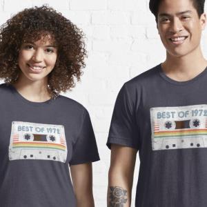 50th Birthday Best of 1972 Cassette Tape Vintage for Gift Essential T-Shirt unisex, hoodie, sweatshirt