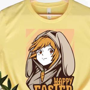 Happy Easter Day Anime Happy Easter Bunny -Shirt