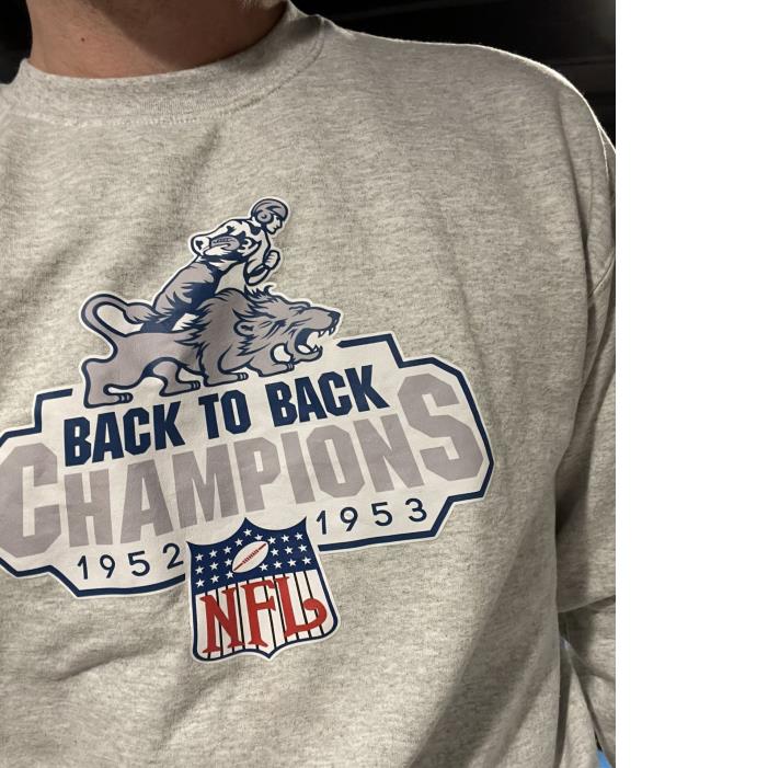 Get Back To Back Champion Lion NFL Detroit Rams Detroit Rams Shirt For Free  Shipping • PodXmas