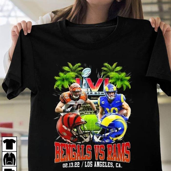 Get Bengals vs Rams Super Bowl LA Shirt For Free Shipping • Podxmas