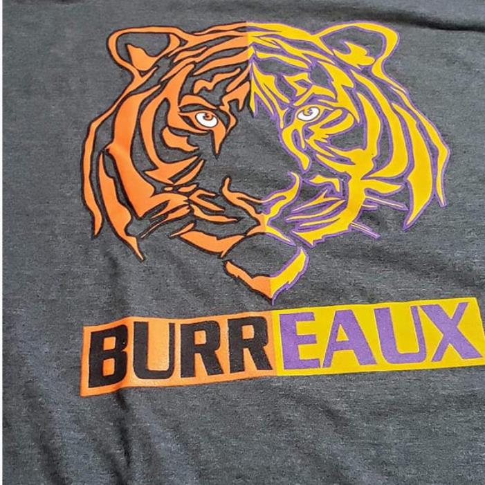 Get Burreaux tiger head Shirt For Free Shipping • Custom Xmas Gift