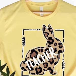 Cute Leopard Bunny Funny Easter Day -Shirt unisex, hoodie, sweatshirt