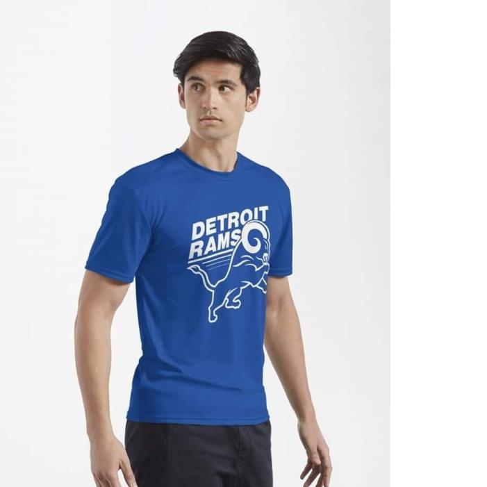 detroit rams tshirts