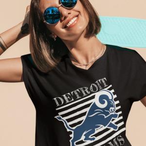 Get Detroit rams LA Lion Football Shirt For Free Shipping • PodXmas