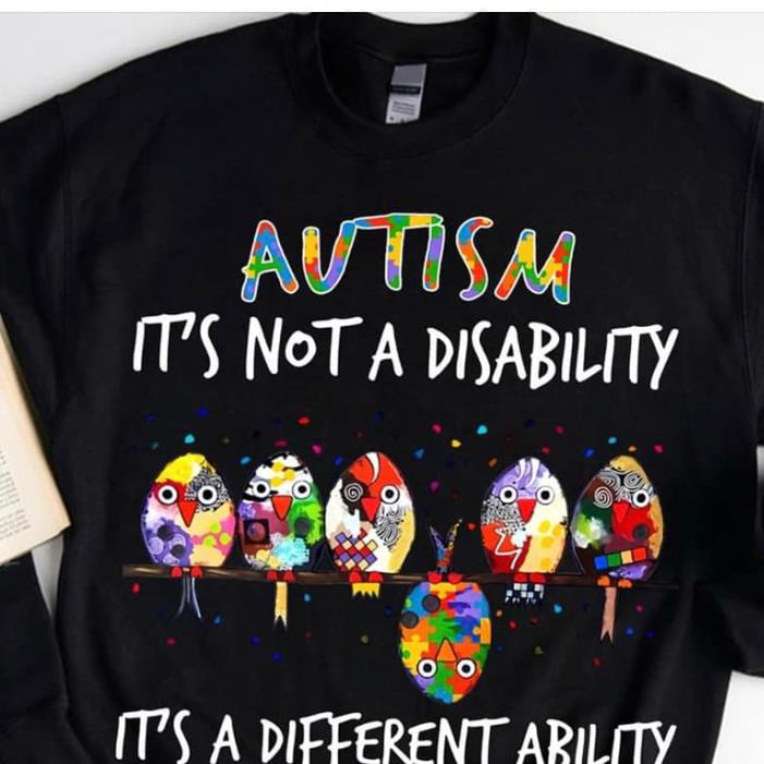Easter Day Autism It's Not A Disability It's A Different Ability Shirt
