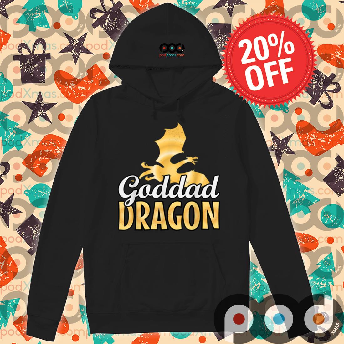 Goddad Dragon Lover Father’s Day Shirt Hoodie PODxmas den