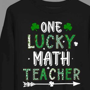 One Lucky Math Teacher St Patricks Day Buffalo Plaid s unisex, hoodie, sweatshirt One Lucky Math Teacher St Patricks Day Buffalo Plaid s unisex, hoodie, sweatshirt