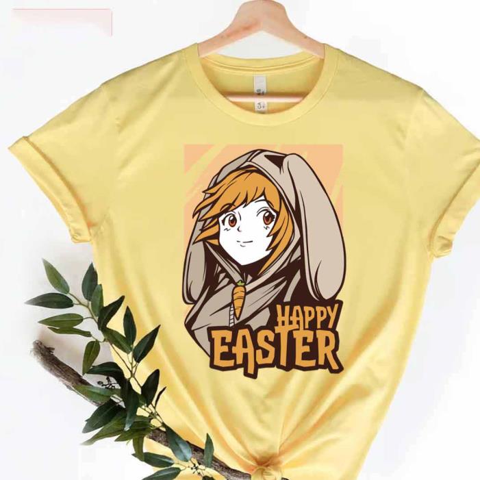 Happy Easter Day Anime Happy Easter Bunny -Shirt