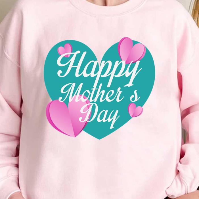 Happy Mother’s Day Green Hearts Shirt