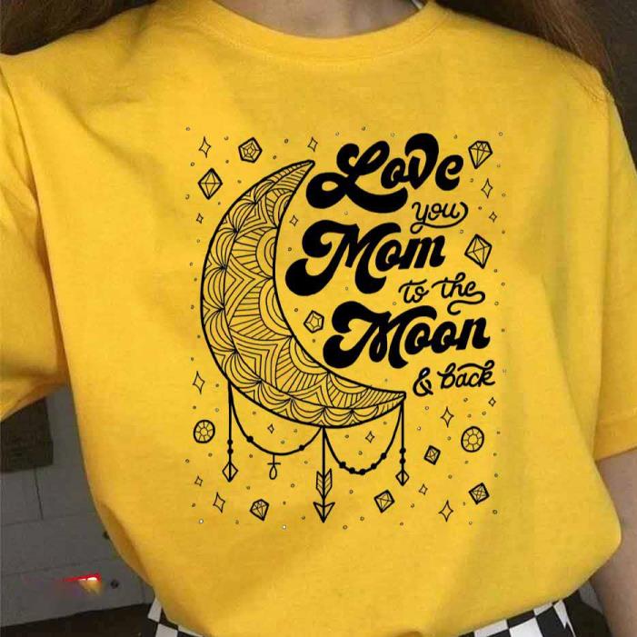 Happy Mothers Day I Love You To The Moon And Back -Shirt