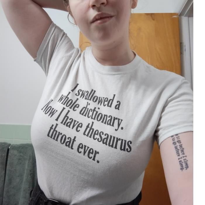 I swallowed a whole dictionary Now I Have Thesaurus throat ever Shirt