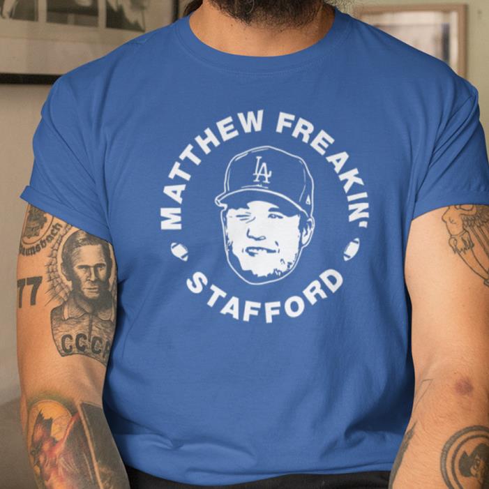 Get Matthew Freaking Stafford Shirt Celebrates The Quarterback For Free  Shipping • Custom Xmas Gift