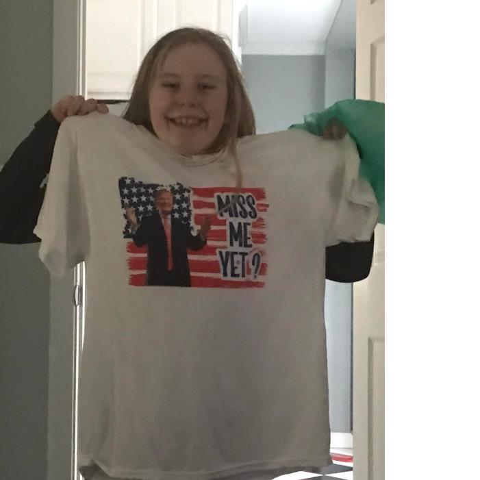 Donald Trump American Flag Miss Me Yet Presidents Day Shirt