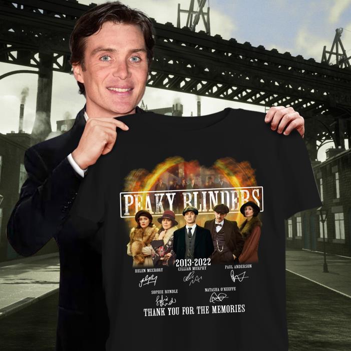Peaky Blinders 2013 2022 anniversary Thank you shirt