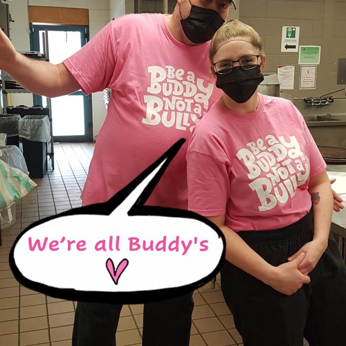 Pink Shirt Day Be A Buddy Not A Bully Shirt