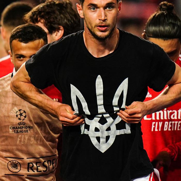 Roman Yaremchuk Flag of the President of Ukraine support Champions League Shirt