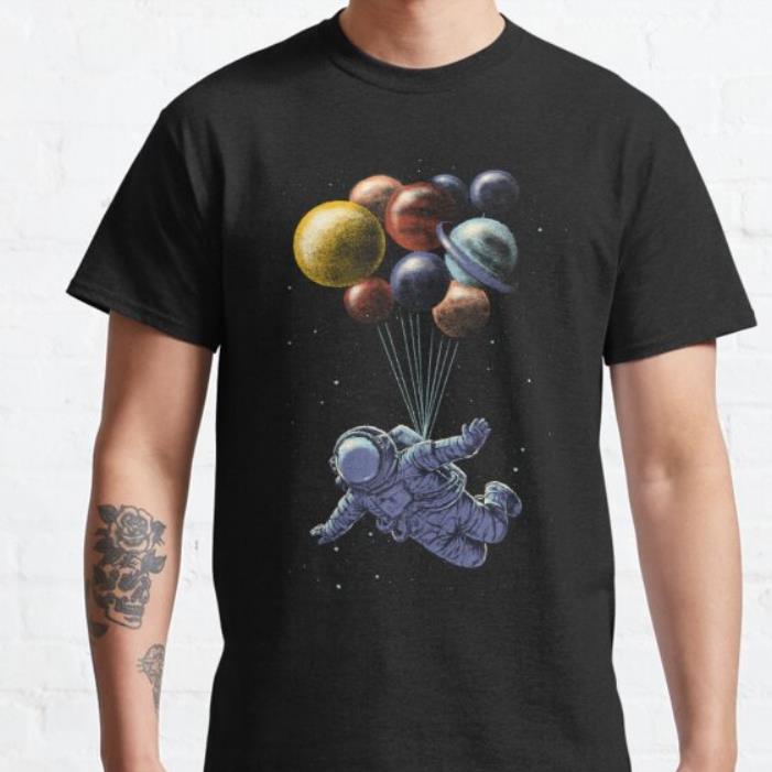 Space Travel with balloons Shirt Space Travel with balloons Shirt