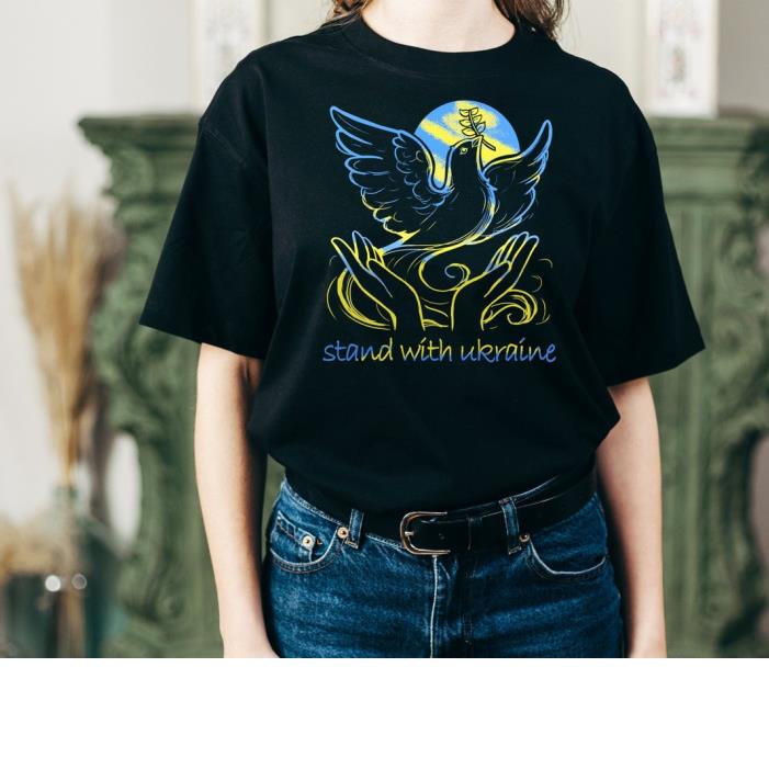 Stand With Ukraine Peace Dove Ukraine Freedom Shirt