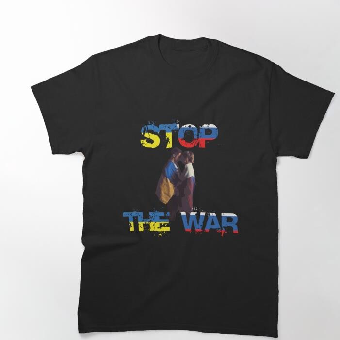 Stop The War Ukraine And Russia Couple Love Shirt