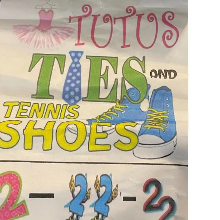 TuTus Ties and Tennis Shoes 2 22 22 Shirt