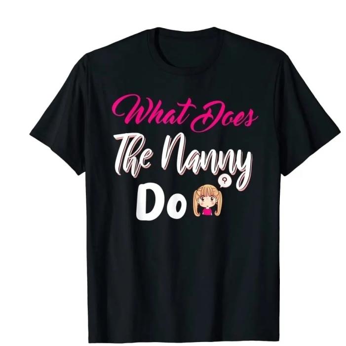 What Does The Nanny Do Anime Girl Shirt