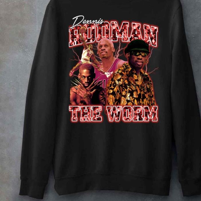 Basketball Legend Dennis Rodman The Worm Shirt