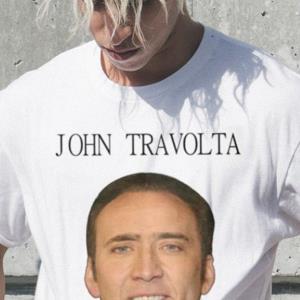 John Travolta Funny Face Shirt unisex, hoodie, sweatshirt